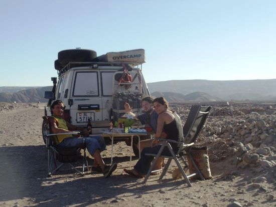 Feierabend; Grill und Prost