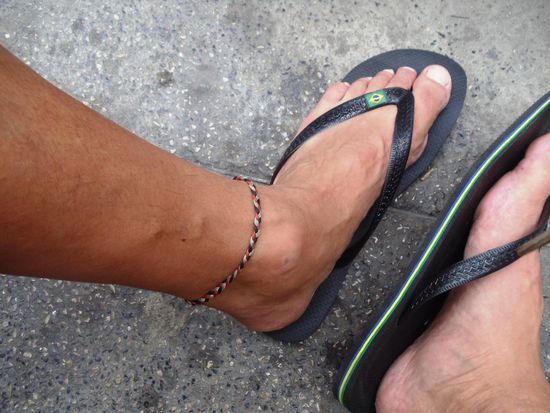 Endlich wieder mit Flip Flops unterwegs