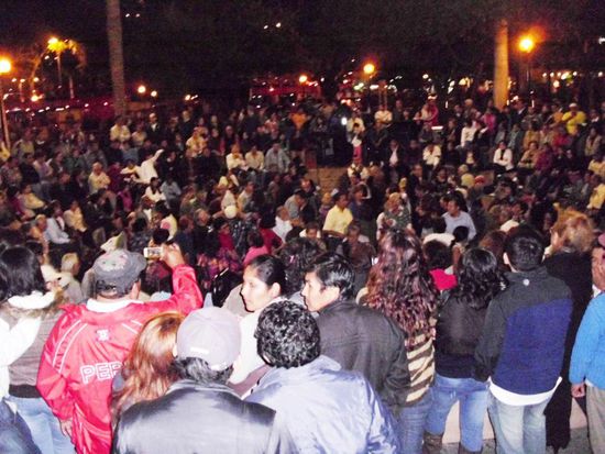 Musik und Tanz im Parque Kennedy