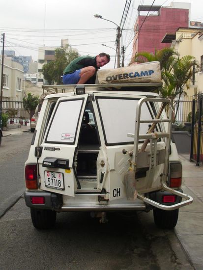 ..Räder und allen anderen Sachen beladen