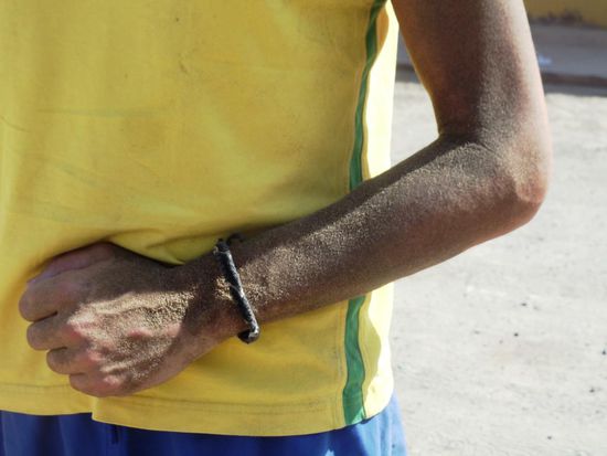 ..voll und überall Sand