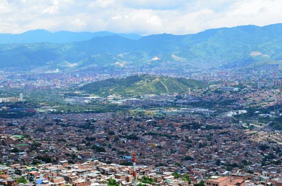 Medellin von oben..