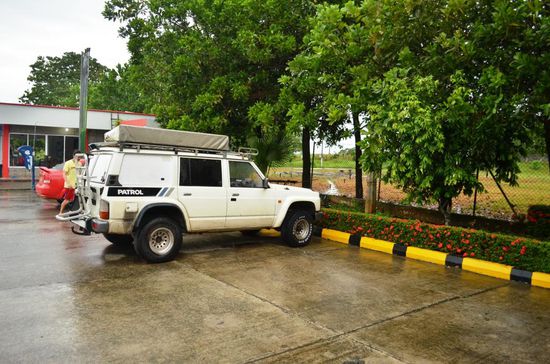 Übernachtungsparkplatz in Caucasia