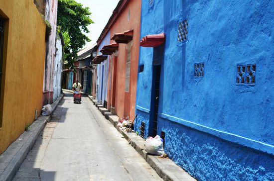 Heisse und feuchte Grüsse aus Cartagena de Indias, Kolumbien

