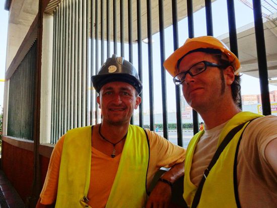 Die zwei wichtigsten Hafenarbeiter von Cartagena