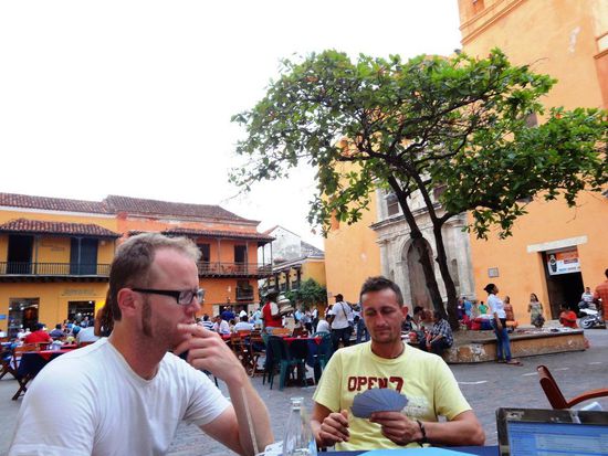 Jass im Centro Historico. Gut gespielt muss gut überlegt sein.