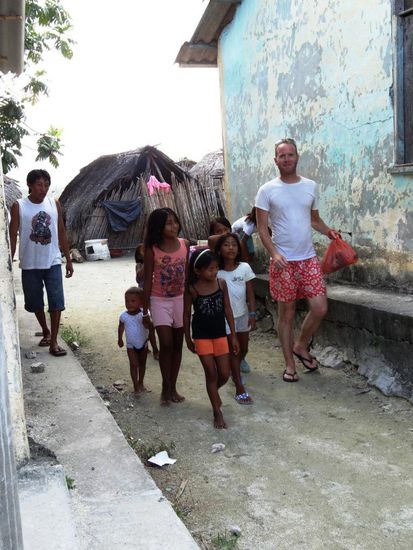 Der "blonde" Fabian war DER Hingucker für die jungen Mädels auf der Insel