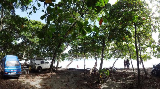 Strand in Uvita am Pazifischen Ozean