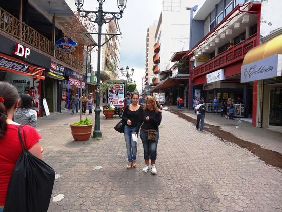 Fussgängerzone in San José