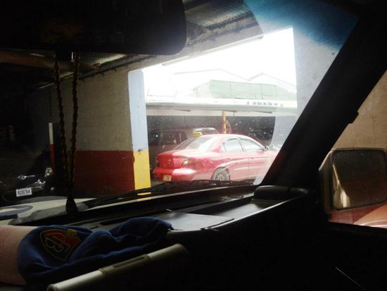 Übernachtung im bewachten Parking in San José