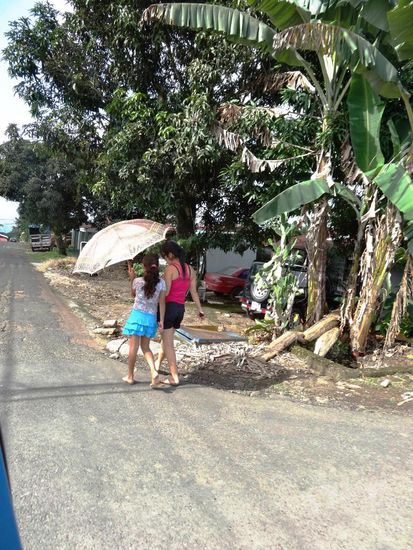 Nach dem Regen gings weiter zum Lago Arenal
