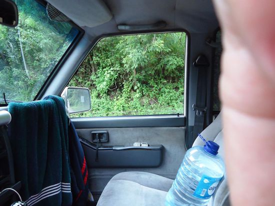 Mein Beifahrer ist immer noch nur ne Gallone Wasser...