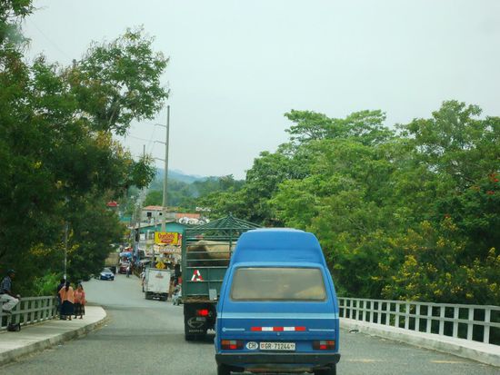 Fahrt zum Nationalpark Tikali