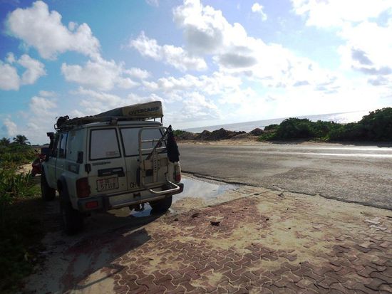 Tulum Übernachtungsplatz am Meer