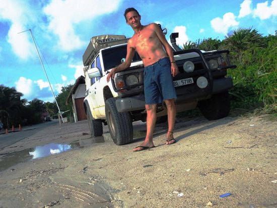 Ja, und dann ab ins Meer für ein Morgenbad