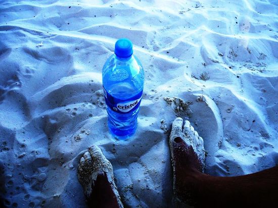 Füsse in den Sand und sonst einfach Nichtstun