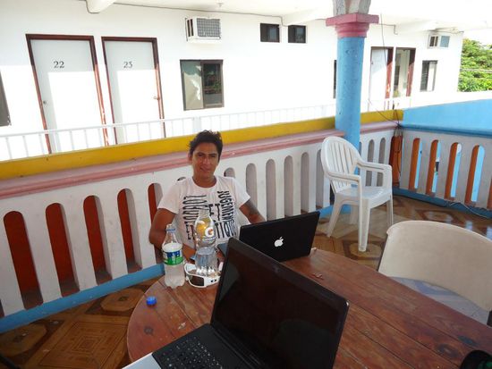 Und natürlich Alex,mein room mate