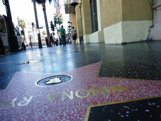 Sternchen, am Hollywood Boulevard