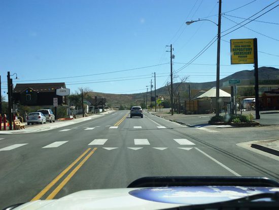 Kleine Ortschaft in der Wüste