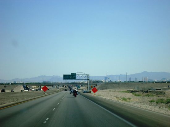Anfahrt Las Vegas