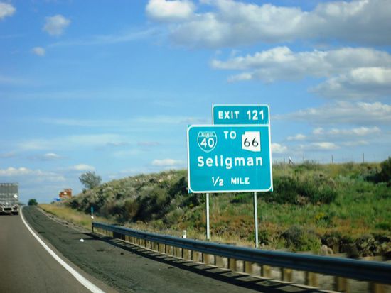 Dann immer wieder runter von der Autobahn auf die...