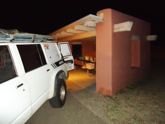 Schlafen und Essen auf der..