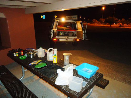 ..Rest Area in Moriarty, New Mexico