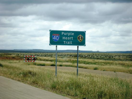 Viele Meilen auf der I-40 ostwärts unterwegs