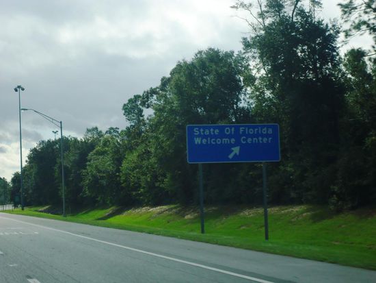 Den Staat Mississippi durchfahre ich an einem Tag und erreiche am 2. Oktober endlich Florida.