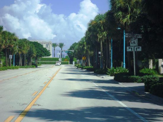 A1A, entlang dem Meer