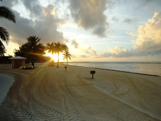 Mit Sonnenaufgang....