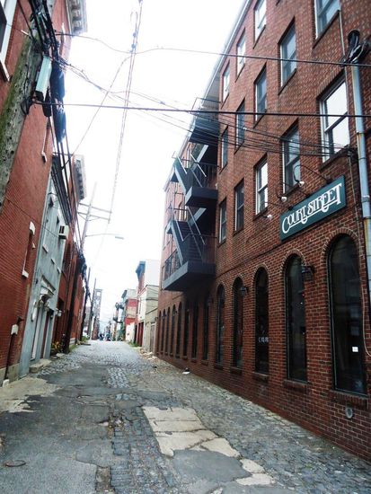 Wieder zurück in Hoboken, in der Court street