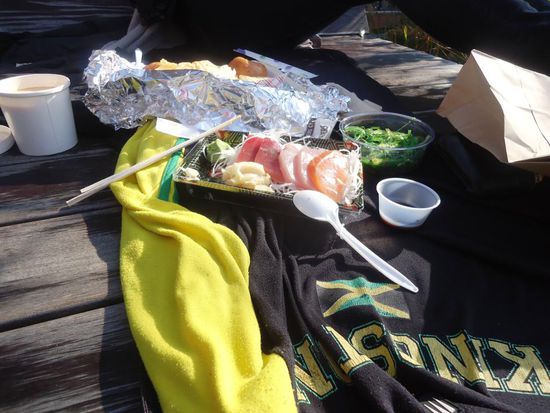 Leckeres Mittagessen auf dem Skywalk