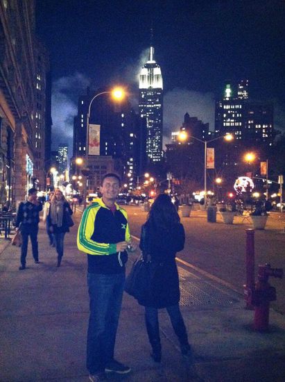 Beim Dunkelwerden gings dann wieder zurück nach Hause, Hoboken..