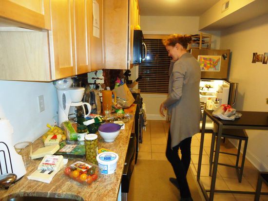 ..wo Petra mir wieder einmal was Gutes zum Essen zubereitete. Thanks a lot, Petra