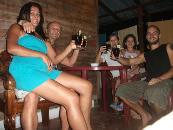 am abend beim zusammensetzen