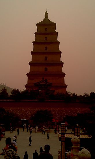 Big Goose Pagoda - sorry ist etwas dunkel geraten 