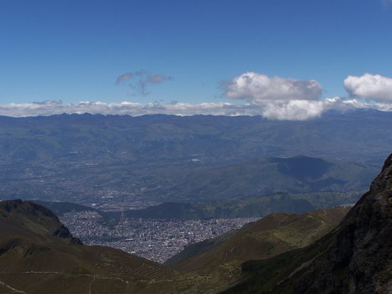 Quito von oben