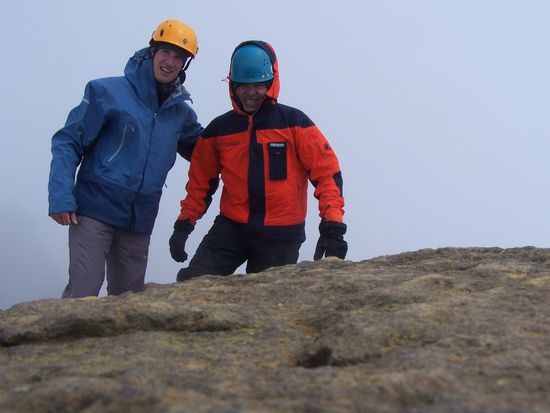 auf dem Gipfel des Illiniza Norte