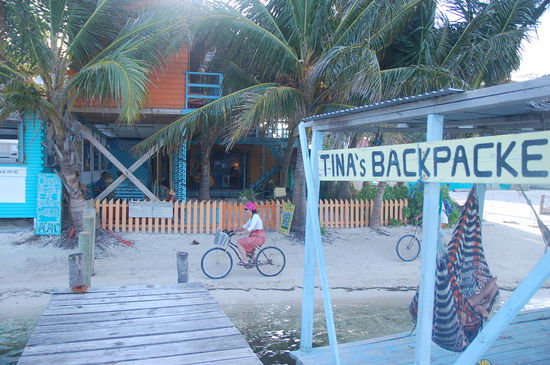 Unser Hostel auf Caye Caulker
