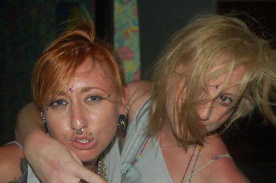 Amy and Amber from London, die mit beim Schnorcheln waren...