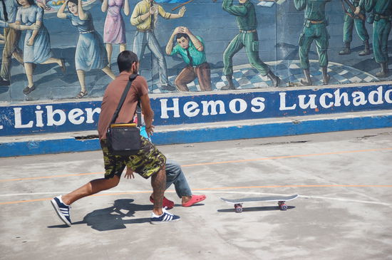 Skateboardworkshop auf spanisch