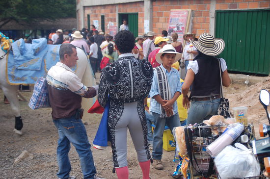Torrero vor seinem grossen Auftritt, der uns dann jedoch zu eklig war...