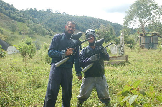 Paintballaction in Salento