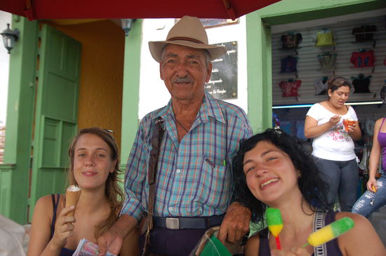 The pimp and the girls...