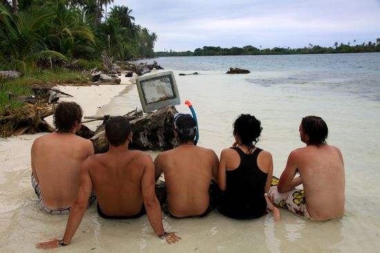 getting bored on a lonely Island...