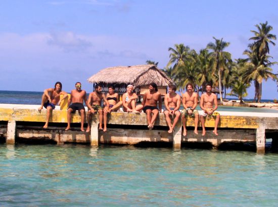 Grosstreil der Crew...