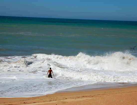 Endlich ma wieder Meer, leider arschkalt...