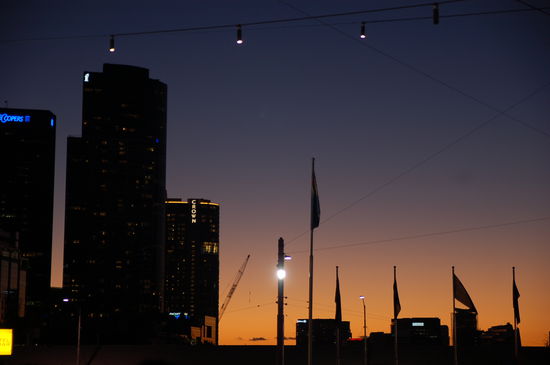 Melbourne at night...