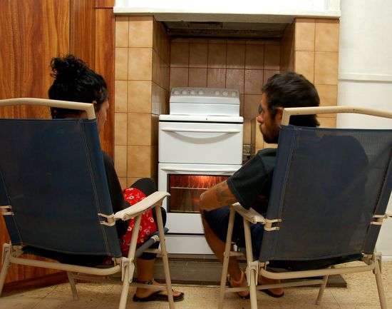 aufs Essen warten...